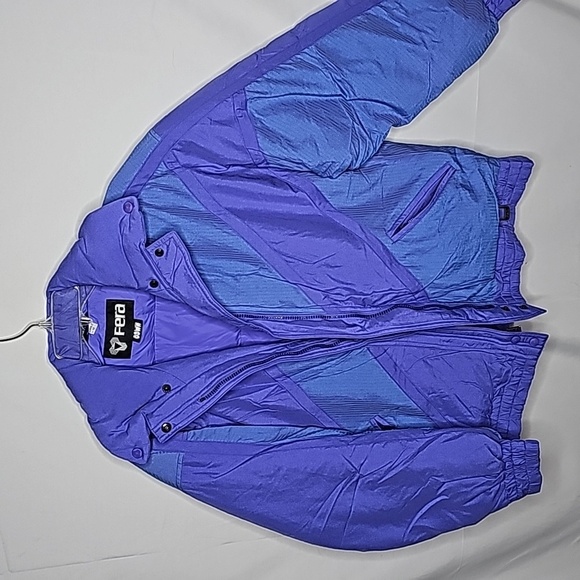 Fera Jackets & Blazers - Vintage Fera 90's puffer down filled purple ski snow cold winter jacket sz 12